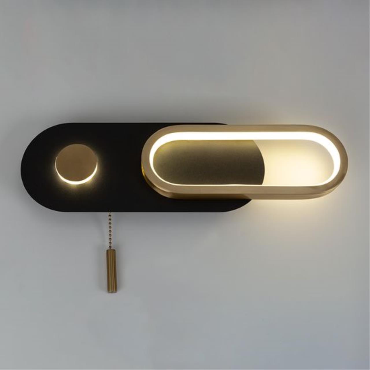 Картинка Настенный светильник Arte Lamp LUCAS A2602AP-10BK