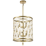 725163 (md21052-6a) люстра firenze 6х40w e14 золото (в комплекте), доставка по Казахстану 