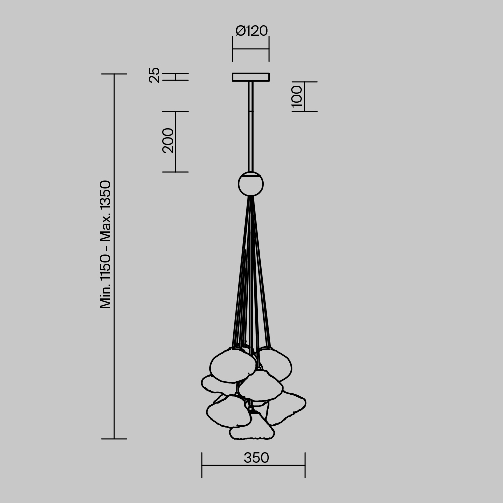 Дополнительная картинка Люстра Freya FR5488PL-10CH