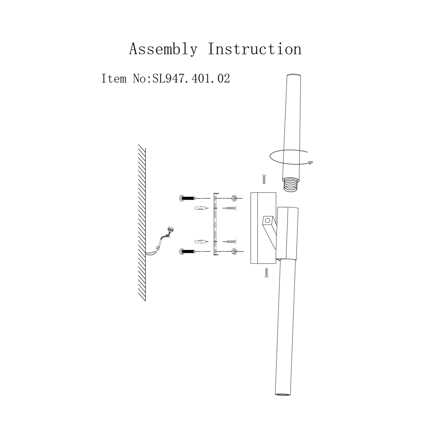 Дополнительная картинка Бра ST Luce Bastoni SL947.401.02
