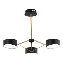 Потолочные SLE6005-402-03 Светильник потолочный Черный/Черный LED 3*10W VALLE, доставка по Казахстану 