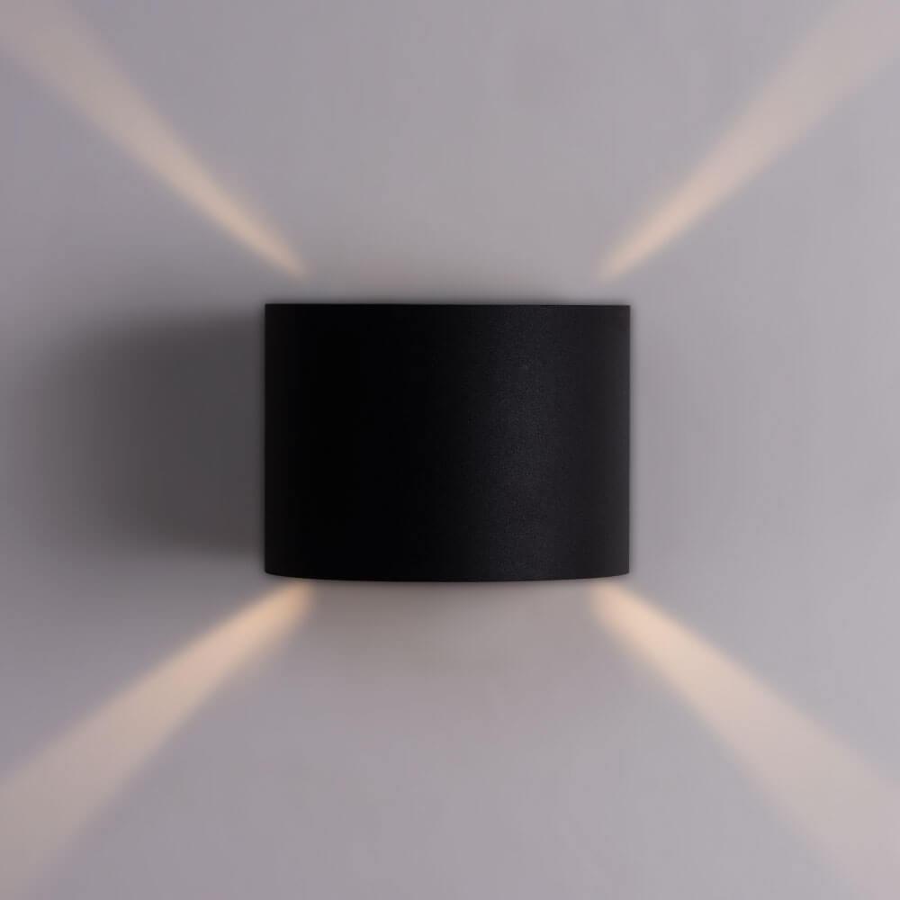 Картинка Уличный настенный светодиодный светильник Arte Lamp Rullo A1415AL-1BK