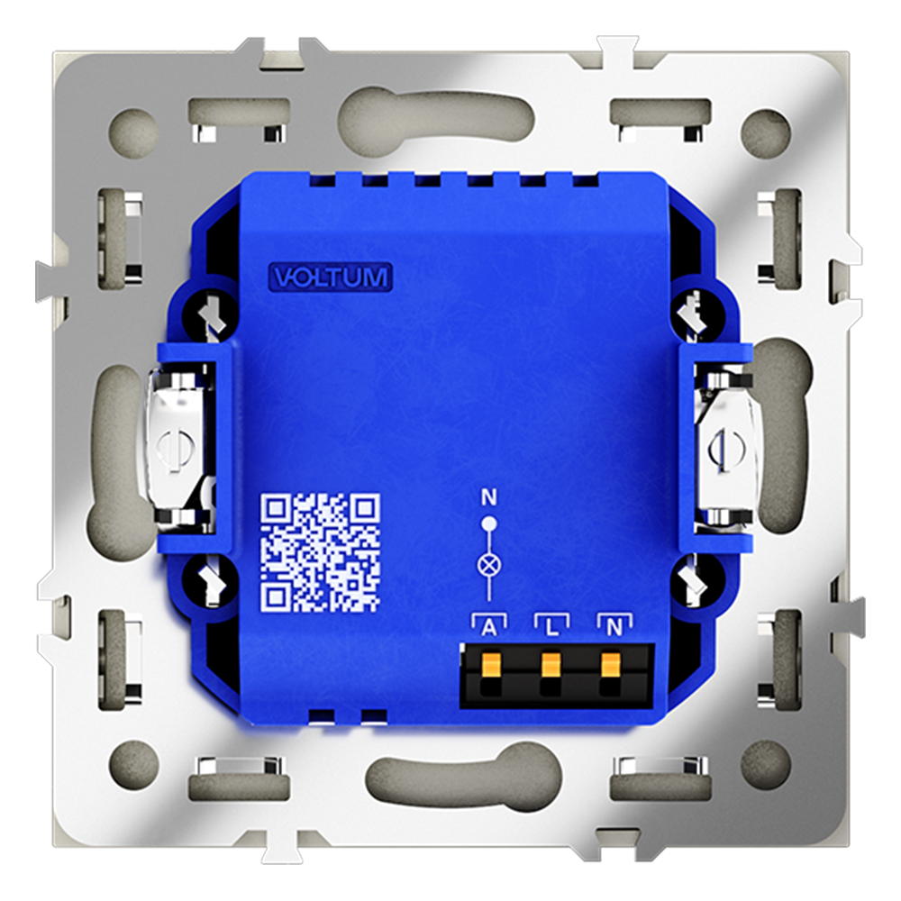 Картинка Датчик движения встраиваемый VOLTUM S70, (шелк) VLS070504