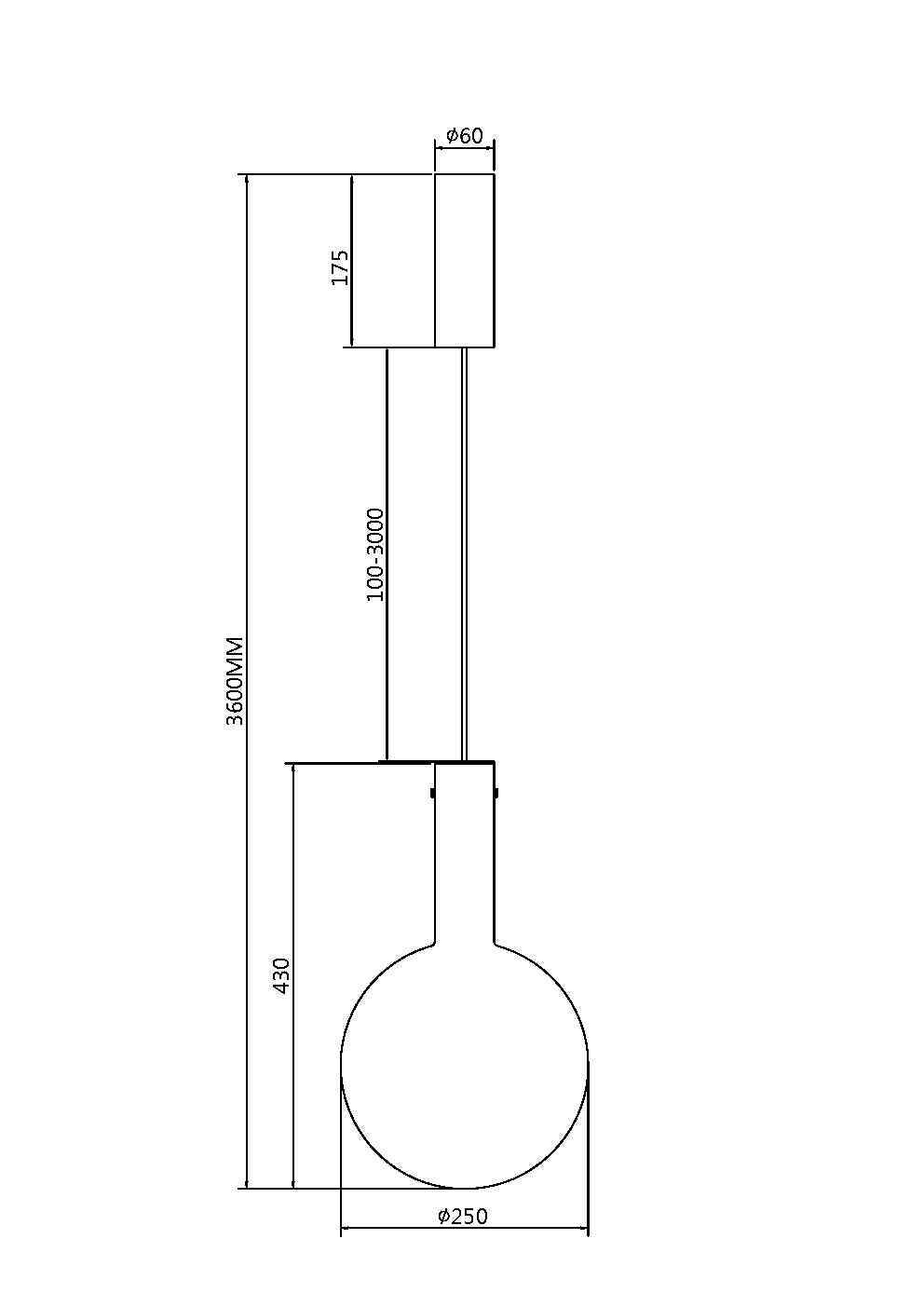 Дополнительная картинка Подвесной светильник Maytoni MOD182PL-L6W3K
