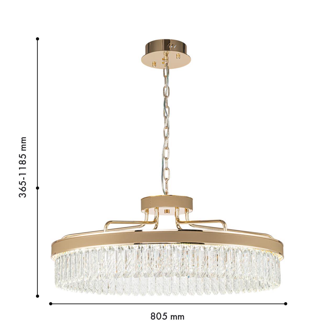 Картинка Подвесная люстра Visconte 4304-8P