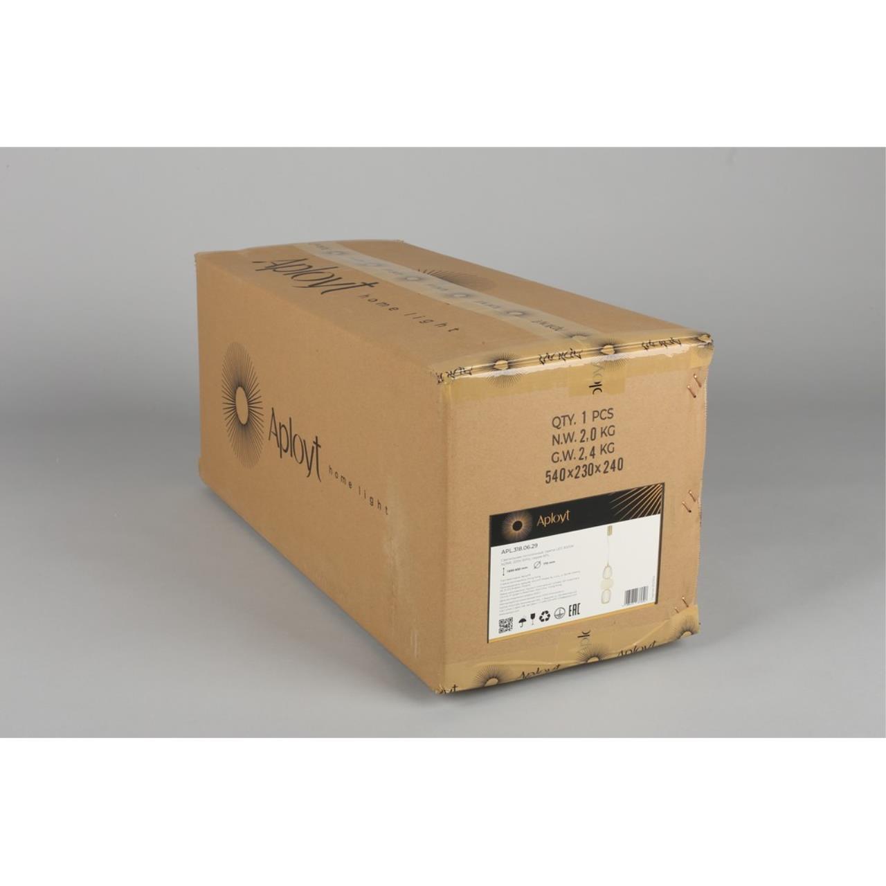 Картинка APL.318.06.29 Светильник подвесной светодиодный Aployt Simonet