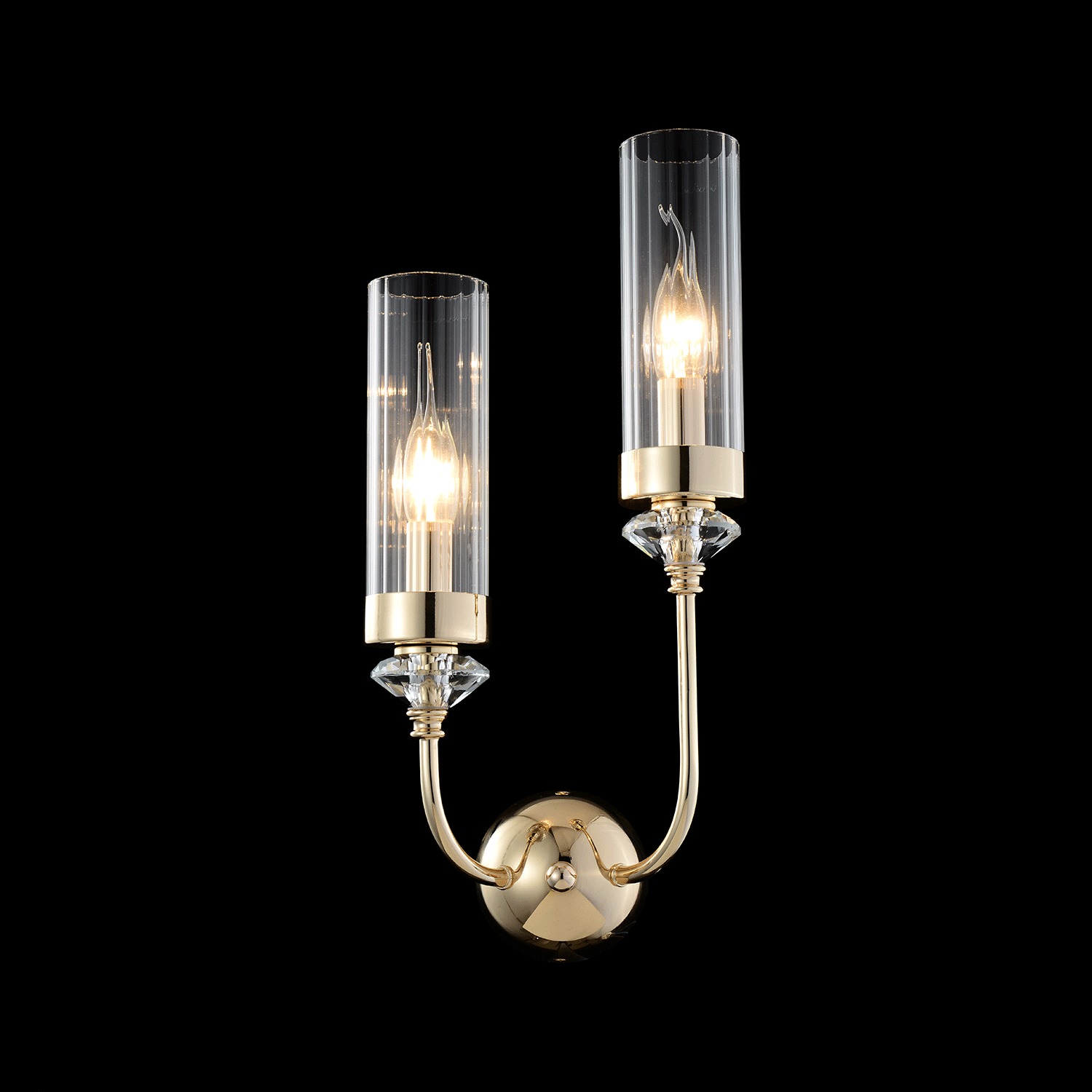 Бра Crystal Lux SECRET AP2 GOLD Crystal Lux 4050/402