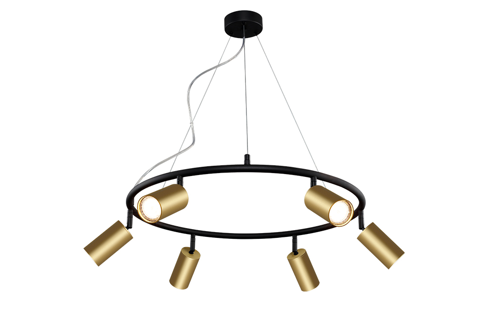 люстры светильник подвесной crystal lux clt 015c6 d600 bl-go crystal lux 1400/250, доставка по Казахстану 