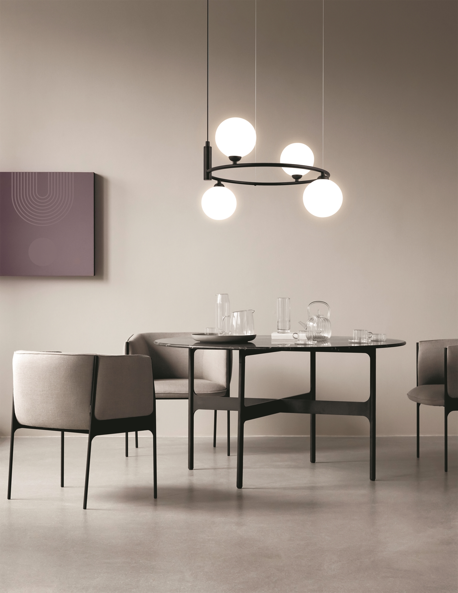 Дополнительная картинка Подвесная люстра Maytoni Ring MOD013PL-04B