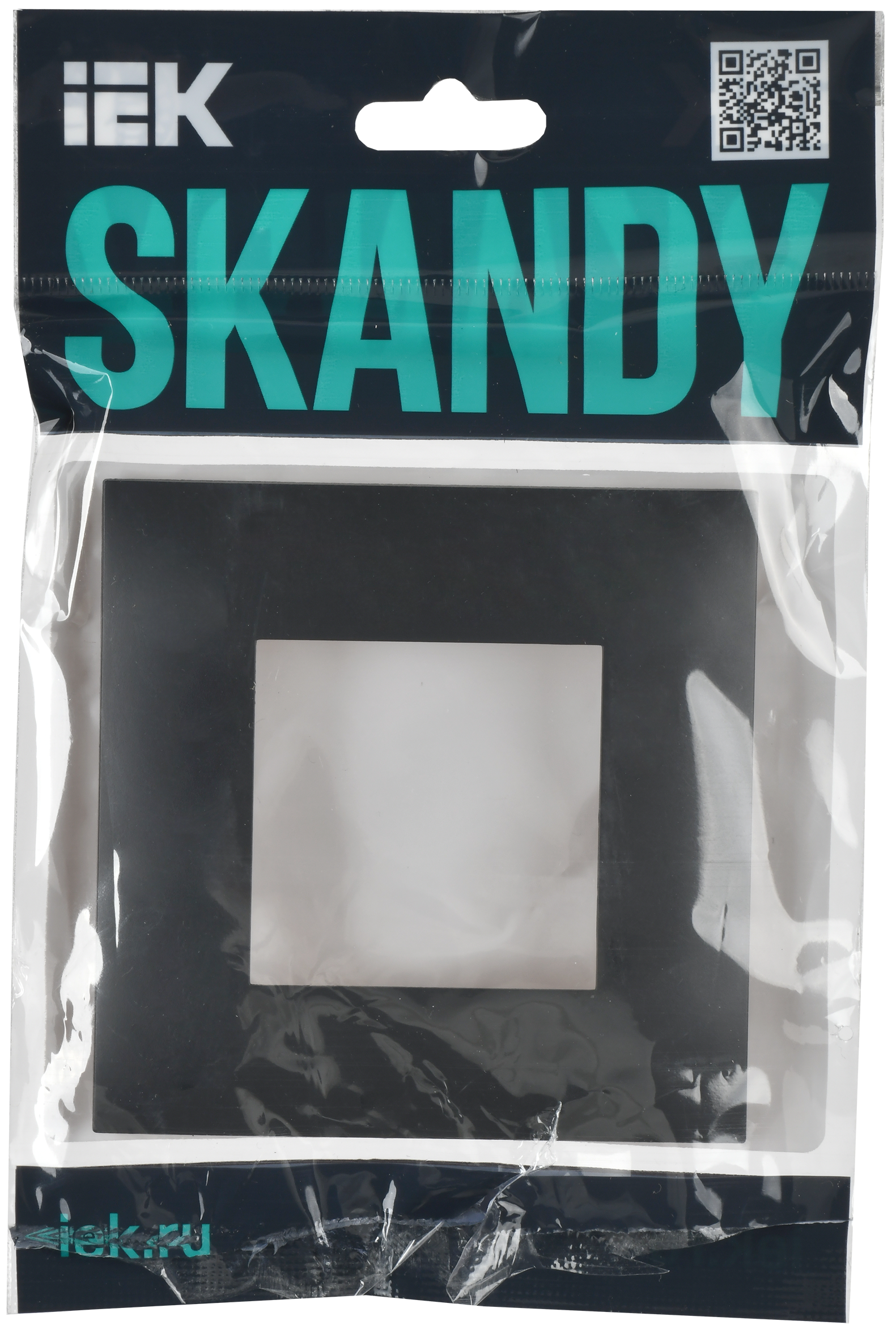 SKANDY Рамка 1-мест. SK-F01T титан IEK — фото 4