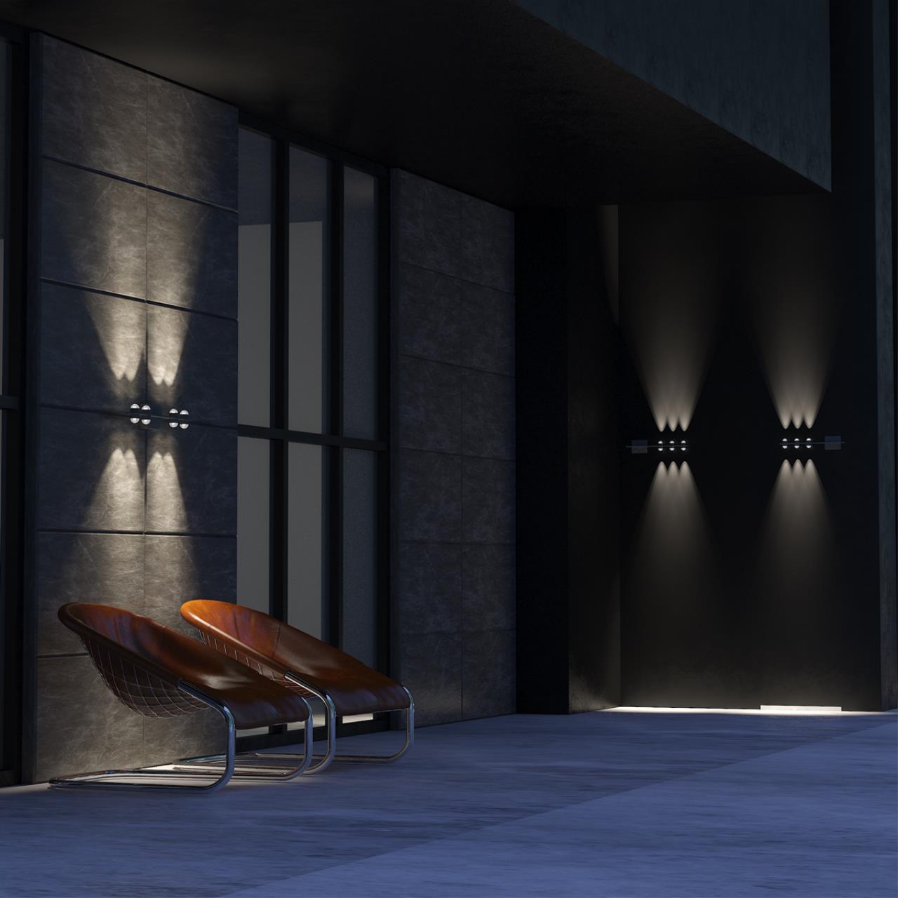 Уличный настенный светодиодный светильник Novotech Street Calle 358573