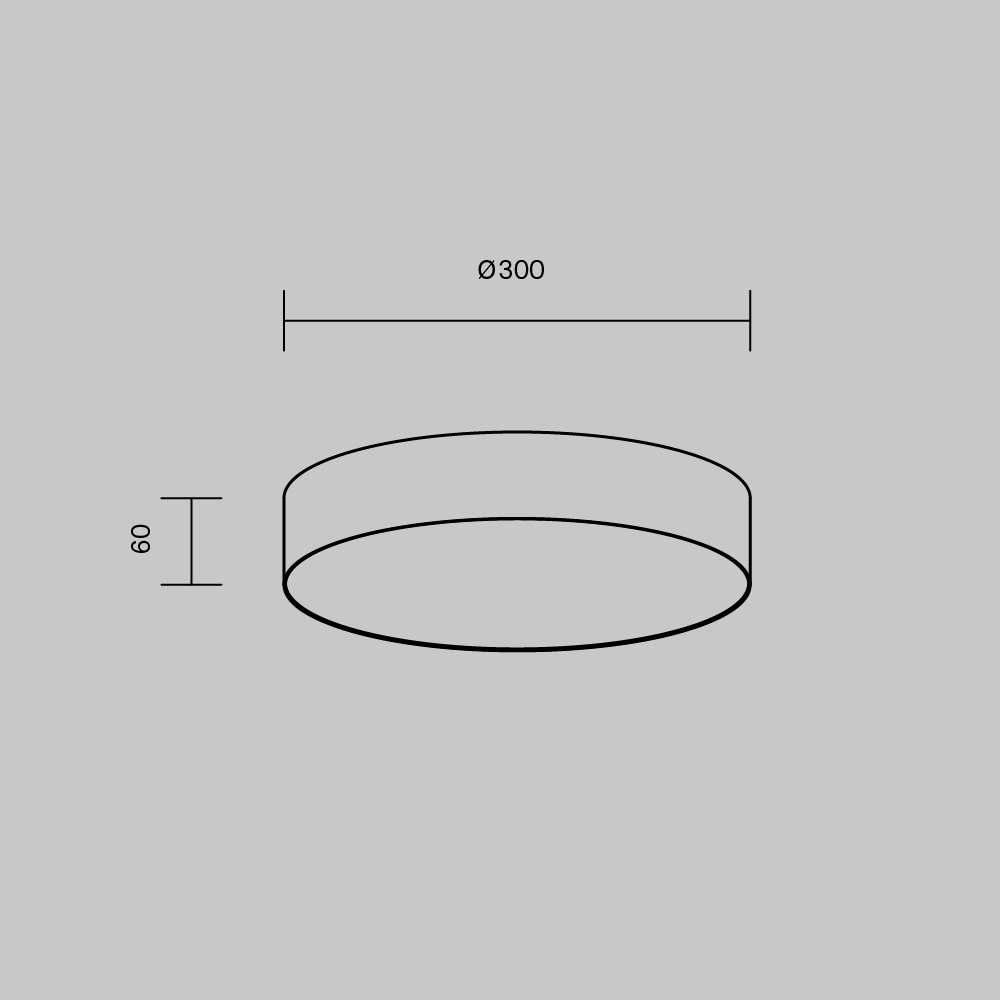 Дополнительная картинка Потолочный светильник Technical C032CL-36W3K-RD-MG