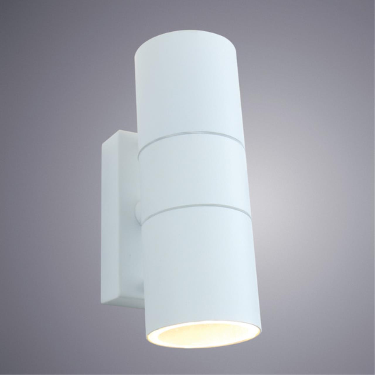 Картинка Уличный настенный светильник Arte Lamp Sonaglio A3302AL-2WH