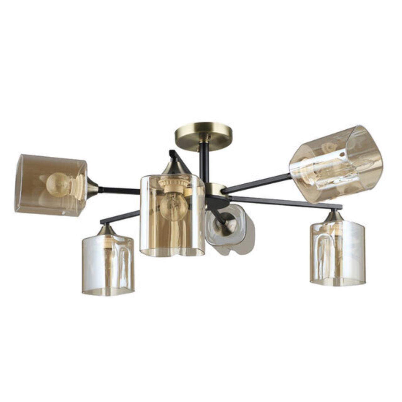 Дополнительная картинка Потолочная люстра Arte Lamp MERCI A4185PL-6BK