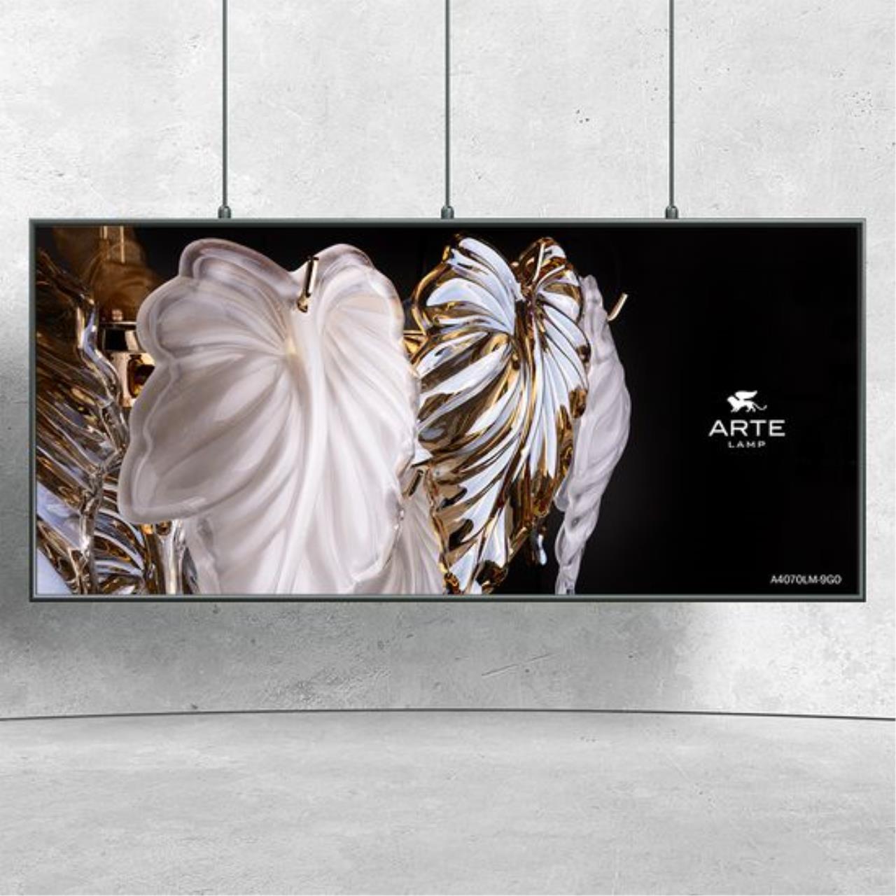 Картинка Подвесной светильник Arte Lamp LILLY A4070LM-9GO