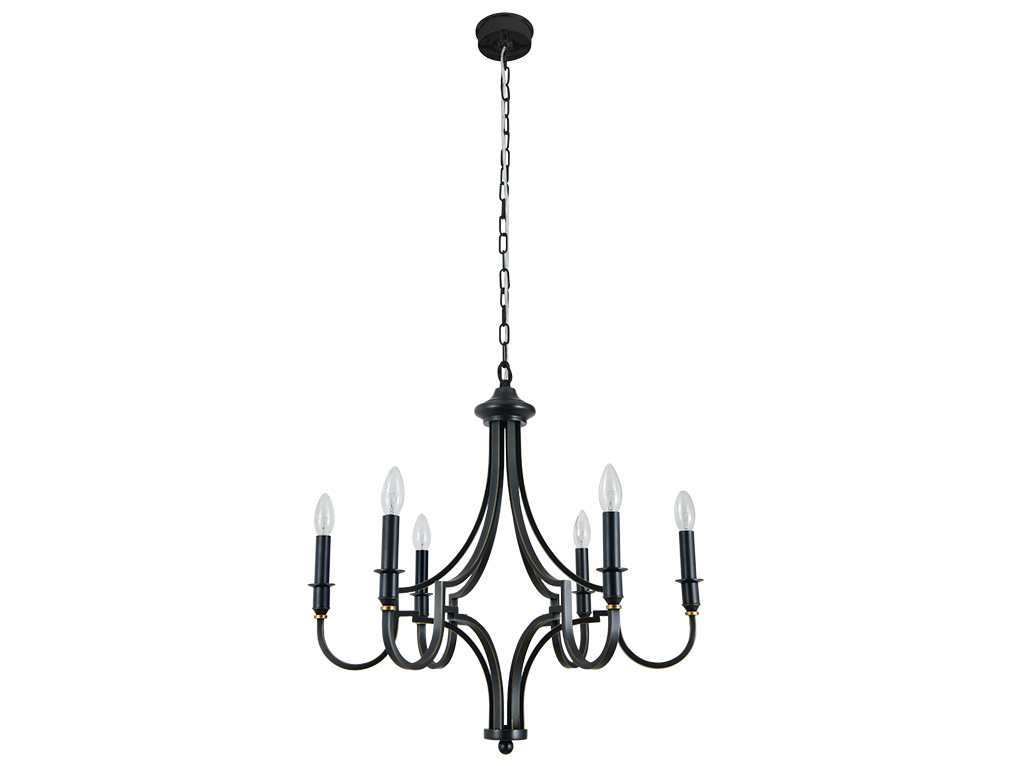 NEWPORT 3450 3456/C black+gold , Люстра