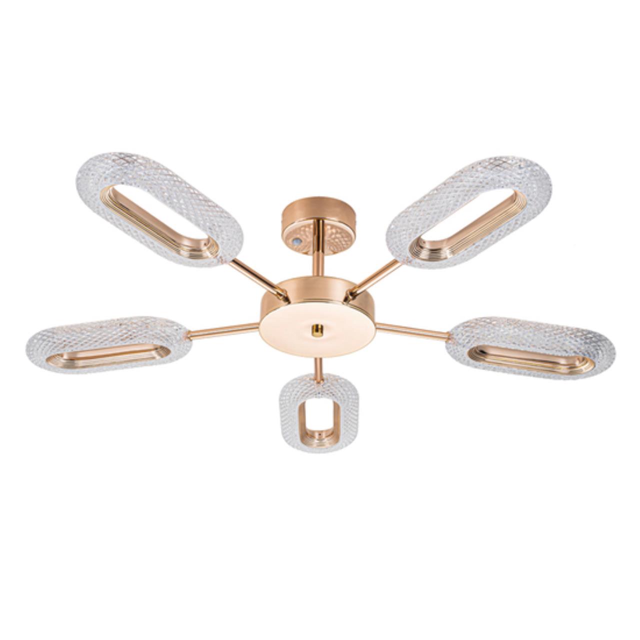Дополнительная картинка Потолочный светильник Arte Lamp OVALE A2489PL-5GO