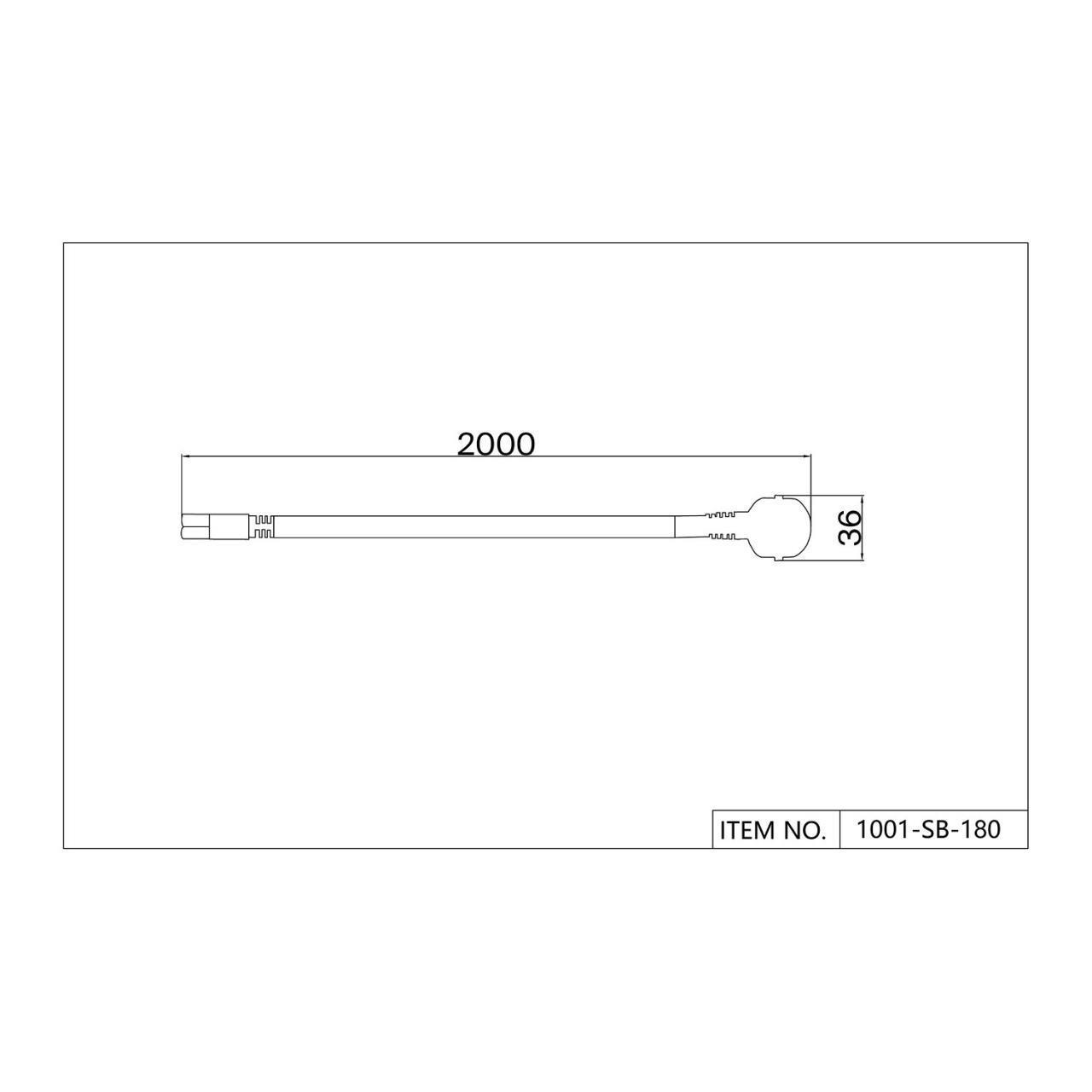 Дополнительная картинка Проводной коннектор Unika 1001-SB-180
