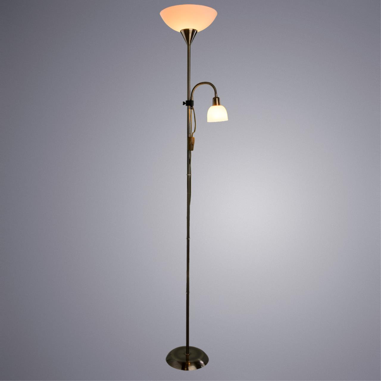 Картинка Торшер Arte Lamp Duetto A9569PN-2AB