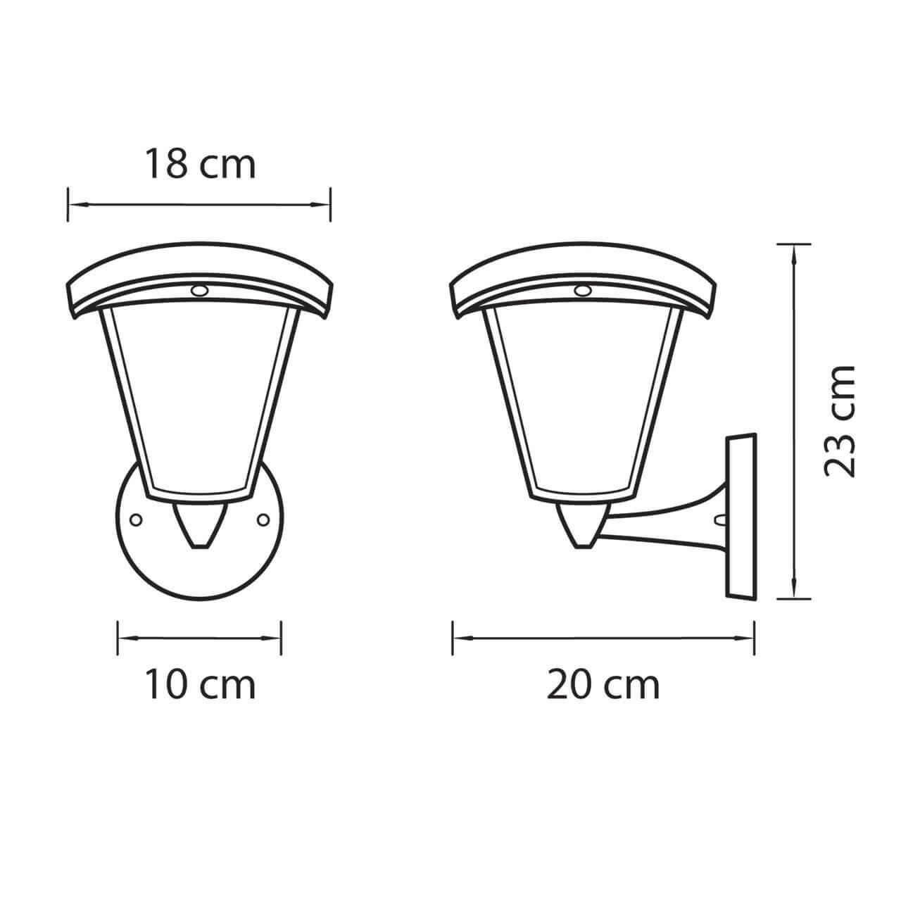 Дополнительная картинка Уличный настенный светодиодный светильник Lightstar Lampione 375670