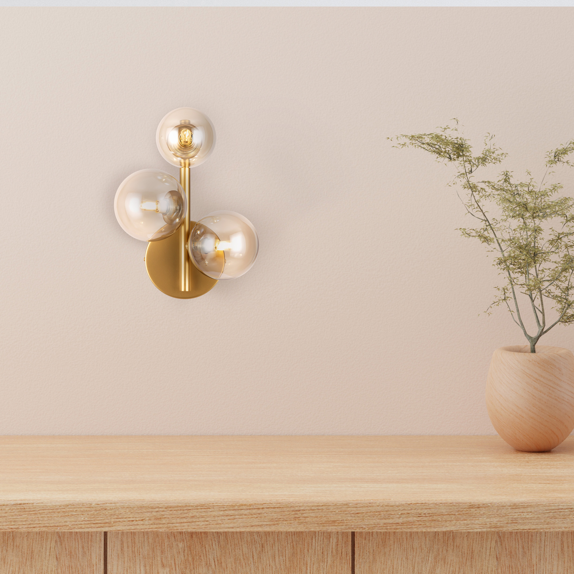 Дополнительная картинка Настенный светильник (бра) Maytoni MOD545WL-03G