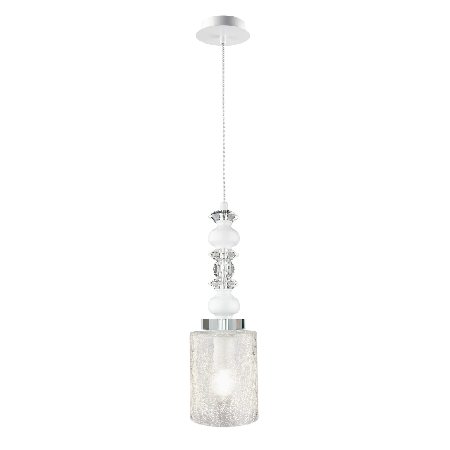 Светильник подвесной Crystal Lux MATEO SP1 WHITE Crystal Lux 2401/201 — фото 4