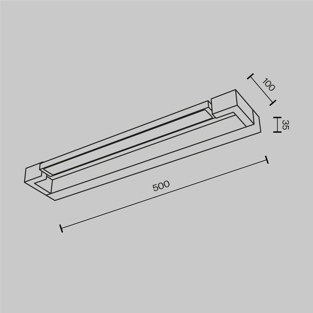 Картинка Подсветка Maytoni MIR265WL-L8W4K BEAM