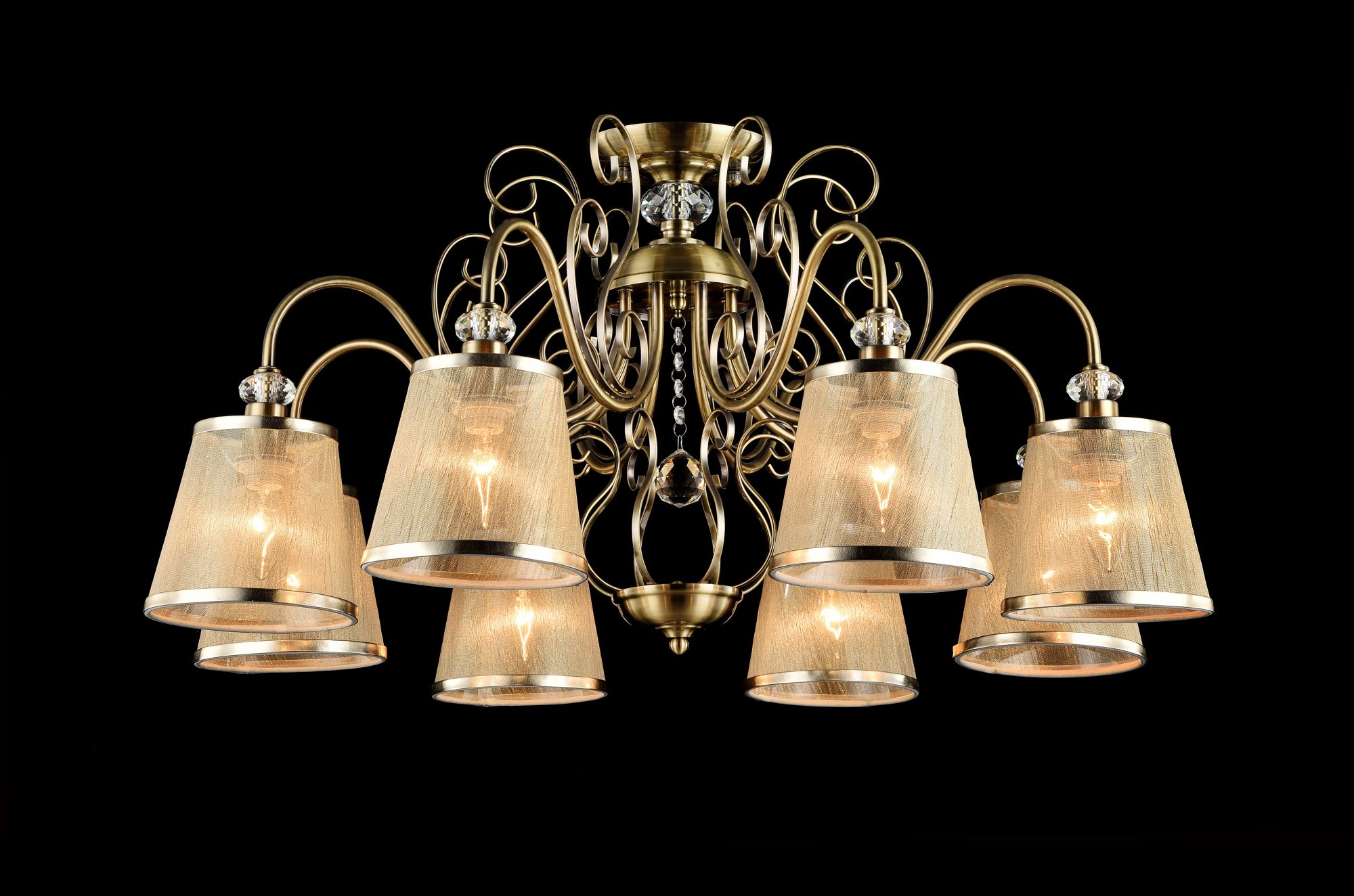 Дополнительная картинка Подвесная люстра Freya Driana FR2405-PL-08-BZ