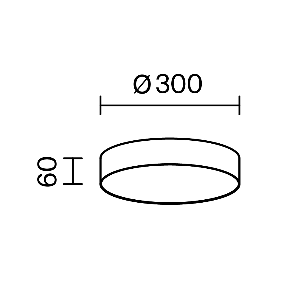 Картинка Потолочный светильник Technical C032CL-36W3K-RD-MG