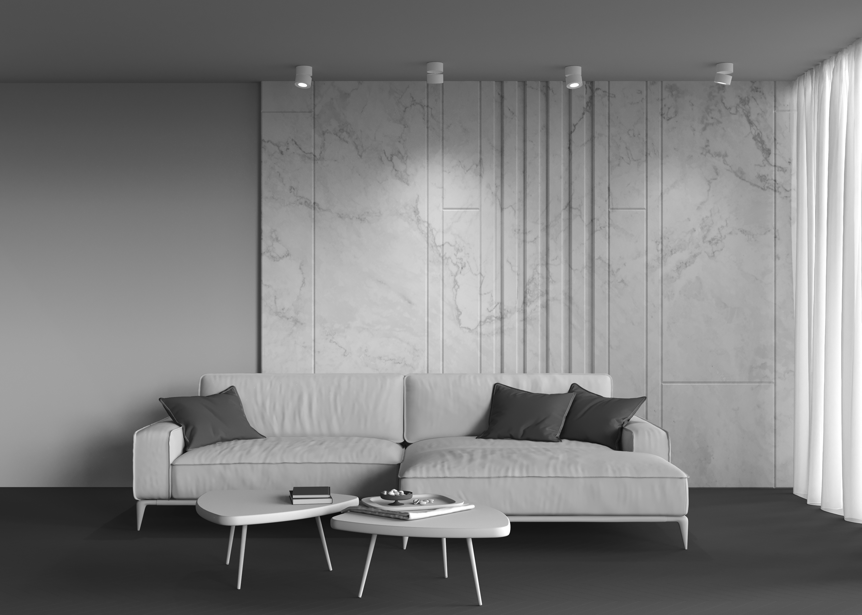 Дополнительная картинка Потолочный светильник Technical C084CL-15W3K-W