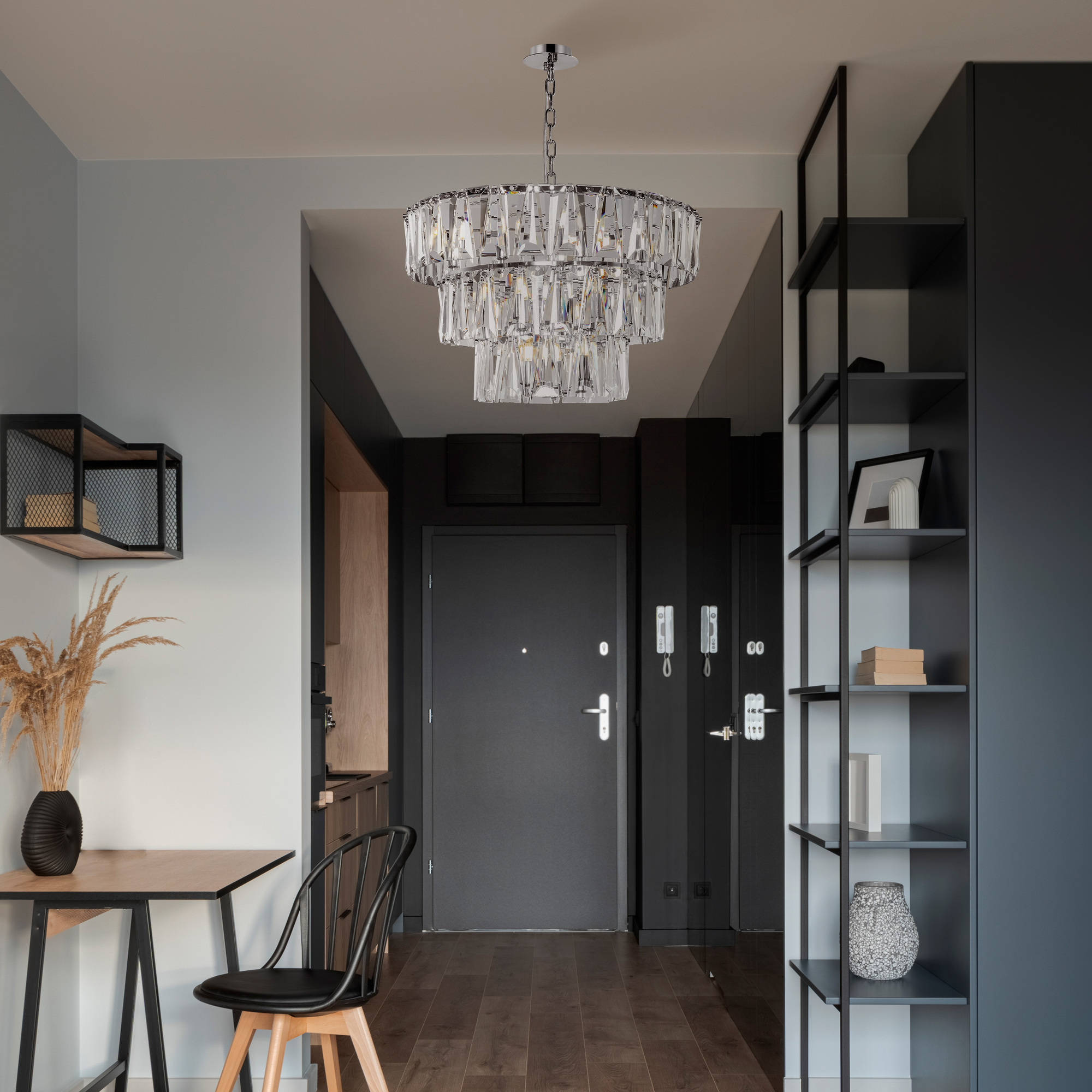 Дополнительная картинка Люстра Maytoni Puntes MOD043PL-18CH