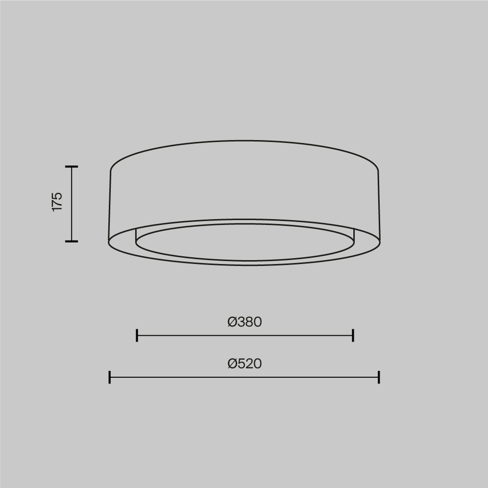 Дополнительная картинка Потолочный светильник Maytoni Bergamo MOD617CL-04GR