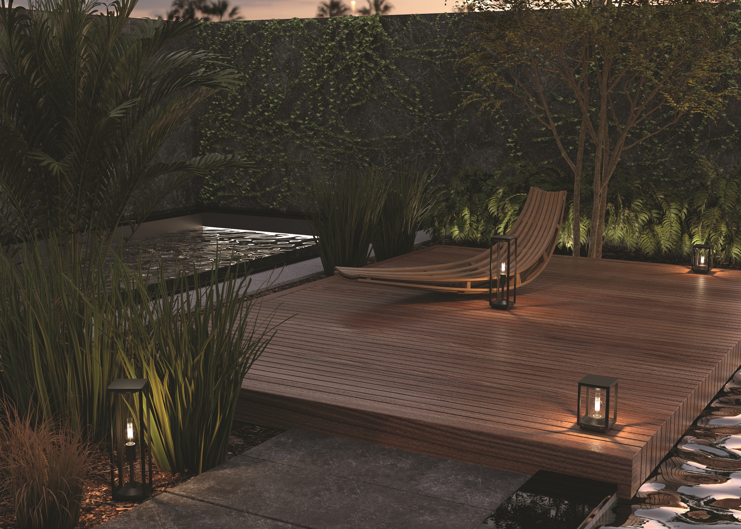 Дополнительная картинка Ландшафтный светильник Outdoor O452FL-01GF1