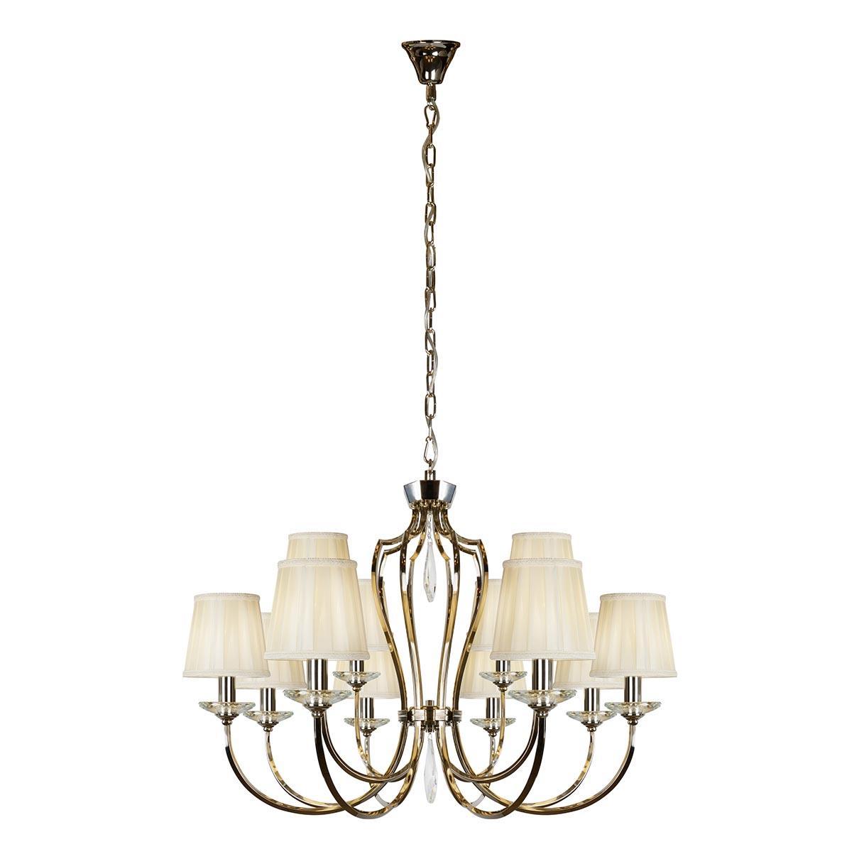 подвесная люстра ilamp charm p2508-8+4 nic, доставка по Казахстану 