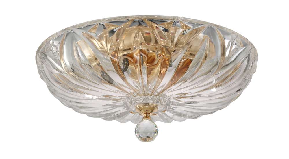 Дополнительная картинка Светильник потолочный Crystal Lux DENIS D400 GOLD Crystal Lux 1551/104