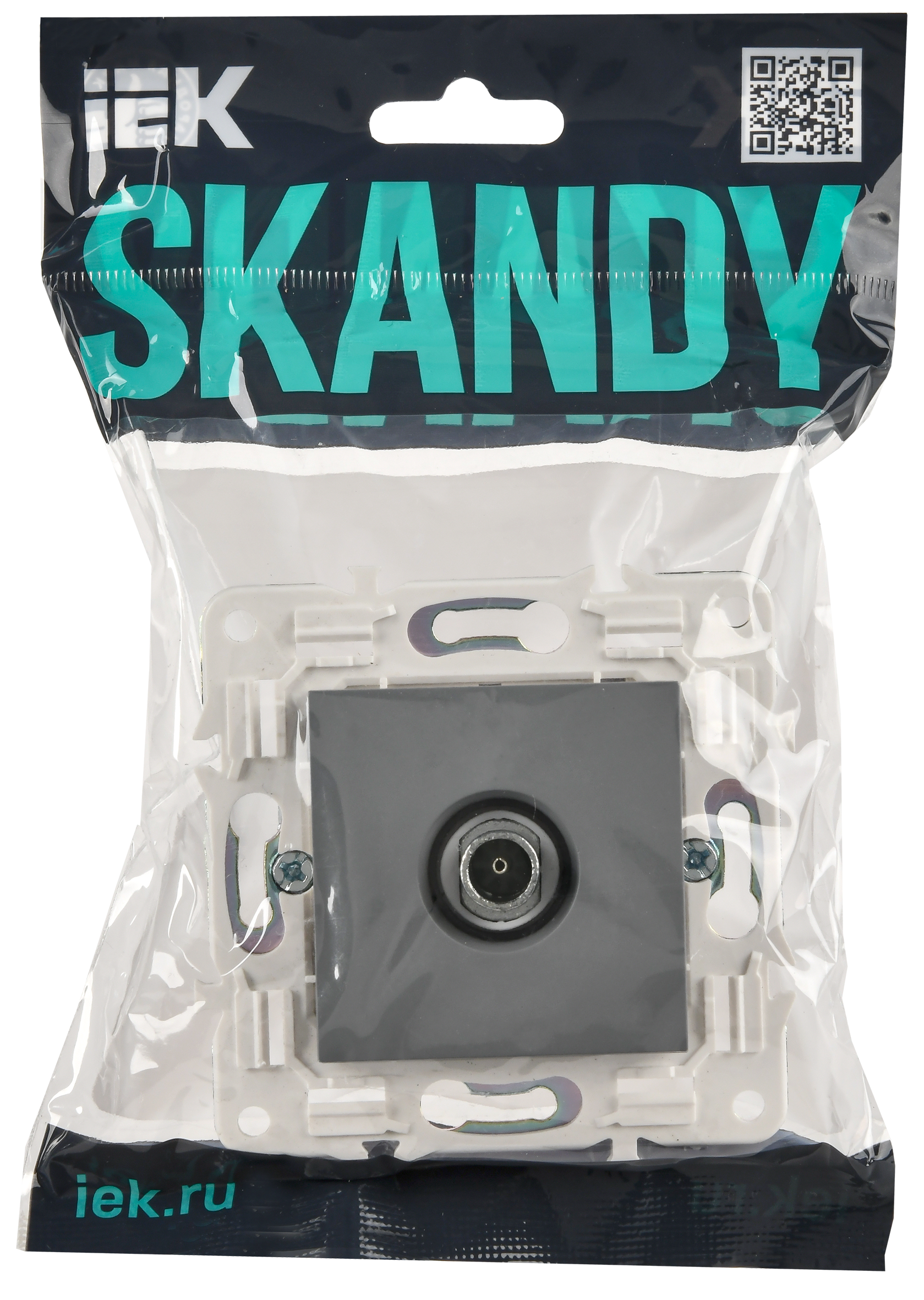 SKANDY Роз. TV оконечная SK-A12Gr сер. IEK — фото 3