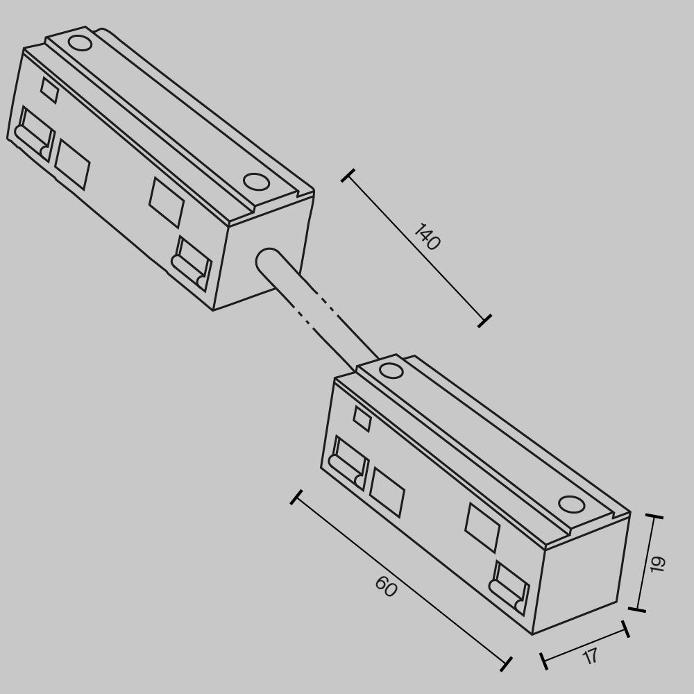 Дополнительная картинка Комплектующие для трековой системы Technical TRA034CPC-42B-15-1