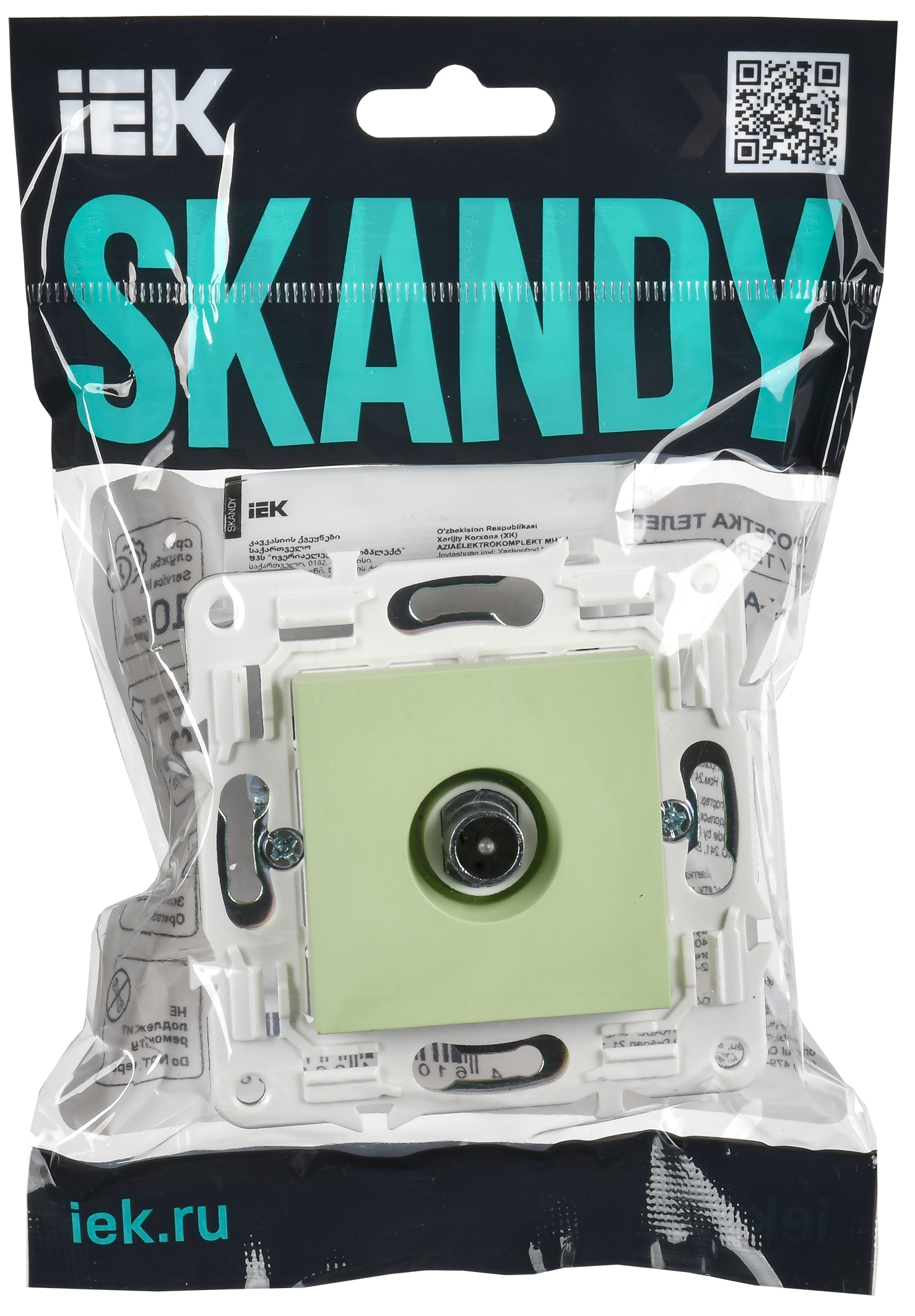 SKANDY Роз. TV проходная SK-A17M мятн. IEK — фото 3