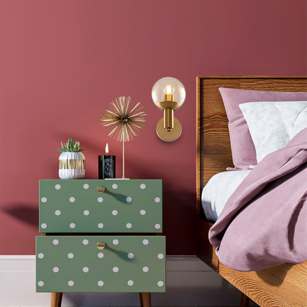 Дополнительная картинка Настенный светильник (бра) Freya FR5175WL-01BS