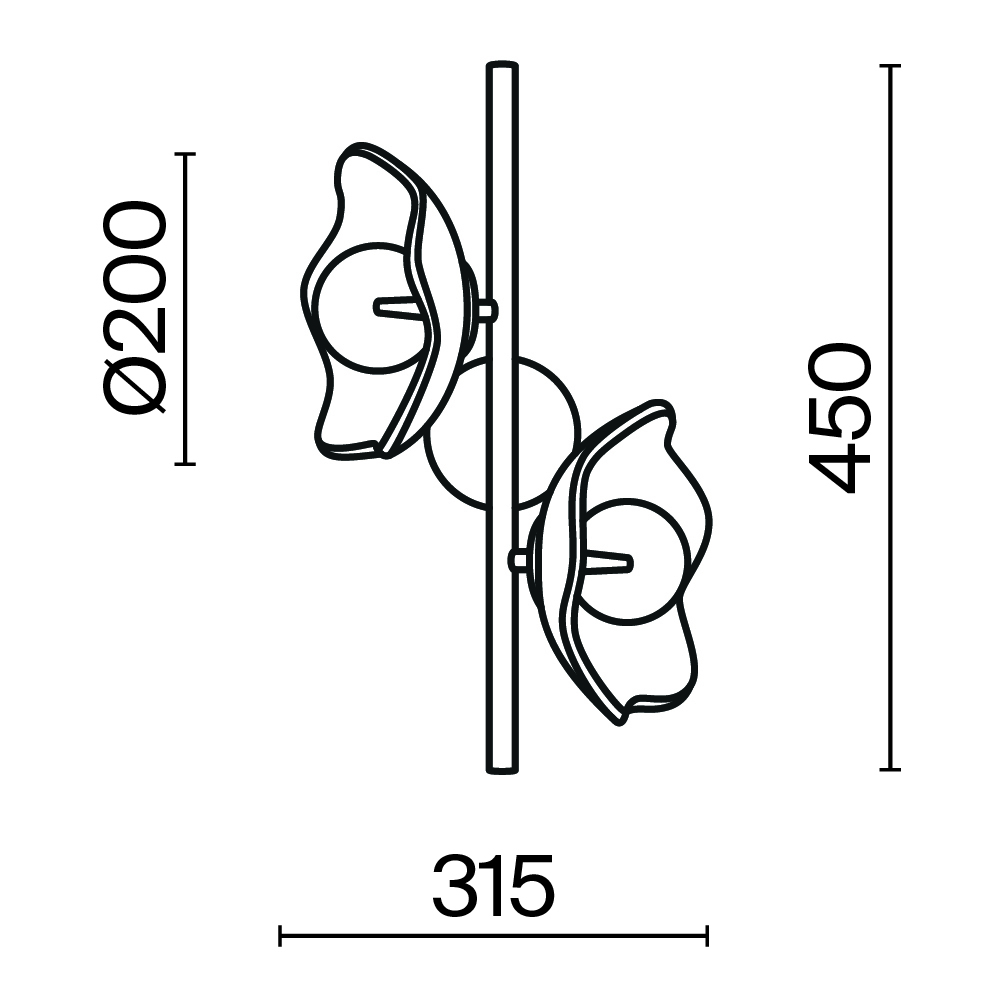 Дополнительная картинка Настенный светильник (бра) Maytoni MOD207WL-02BS
