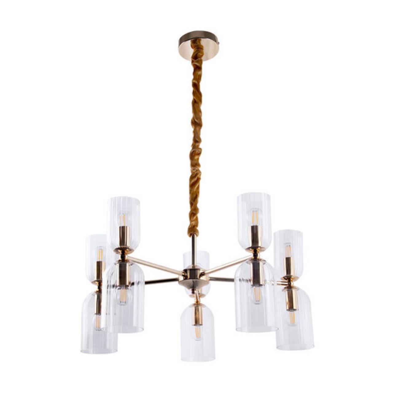 люстры подвесная люстра arte lamp charm a1623lm-10go, доставка по Казахстану 