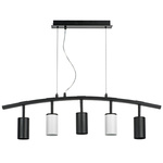 lr735373362 люстра rullo 5х50w gu10 черный - белый  571735 - 214437-3 - 214436-2, доставка по Казахстану 