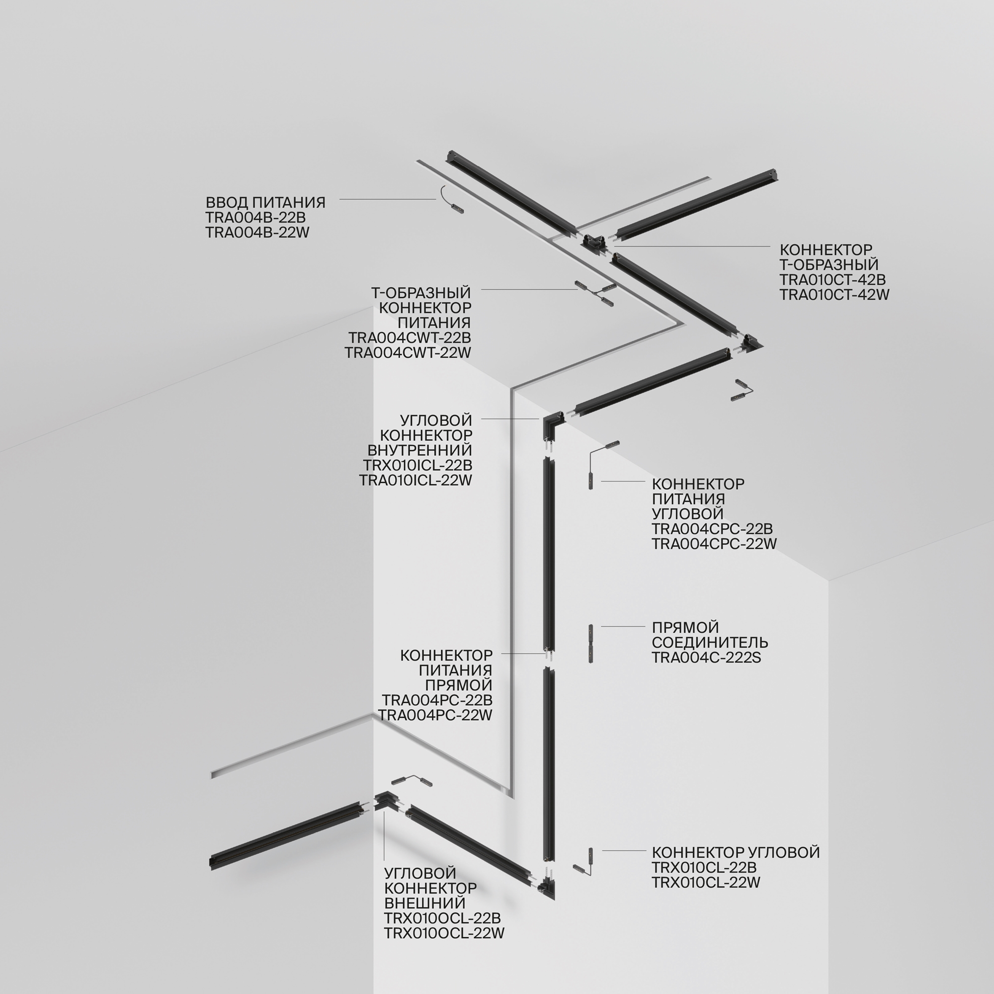 Дополнительная картинка Шинопровод Technical TRX010-422B