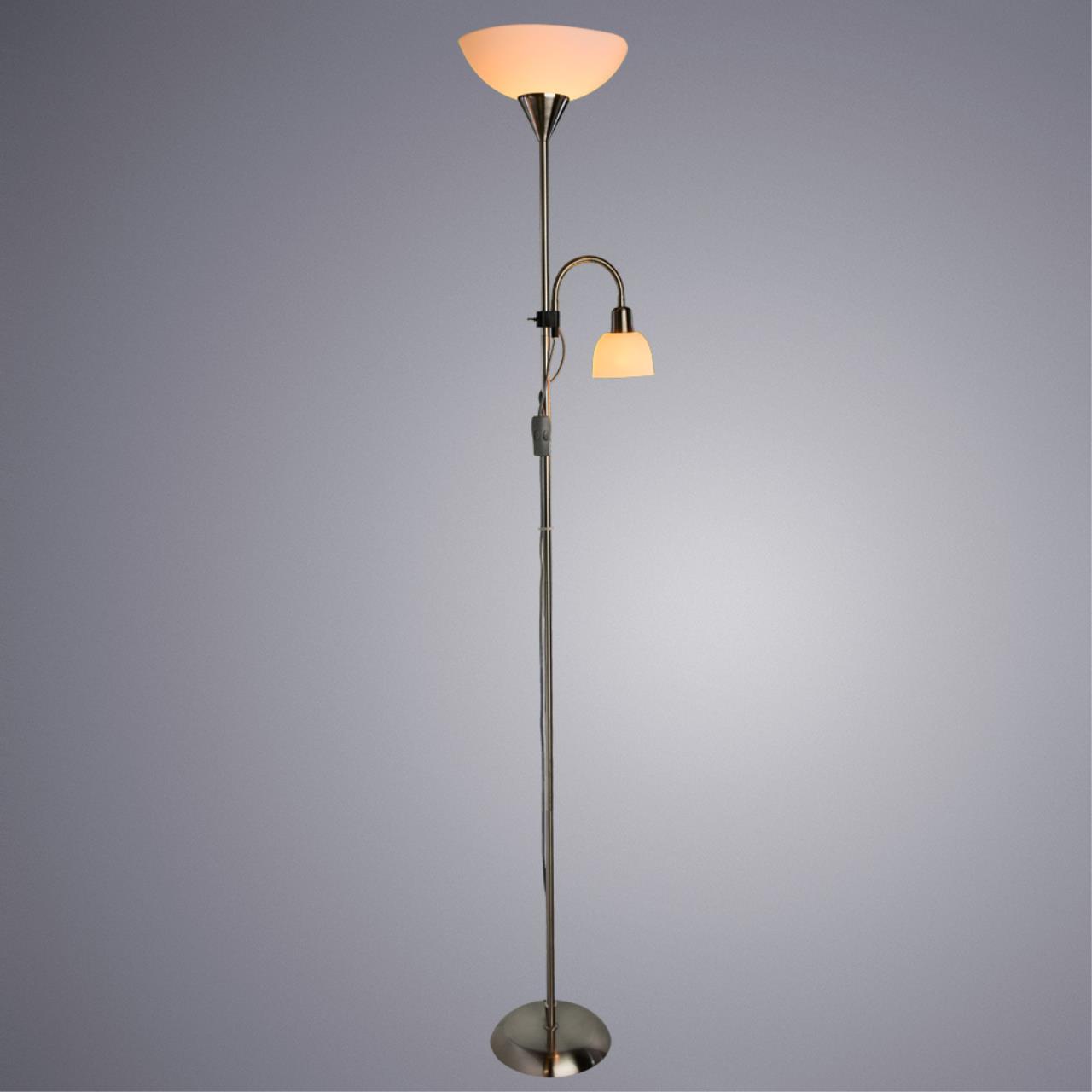 Дополнительная картинка Торшер Arte Lamp Duetto A9569PN-2SS