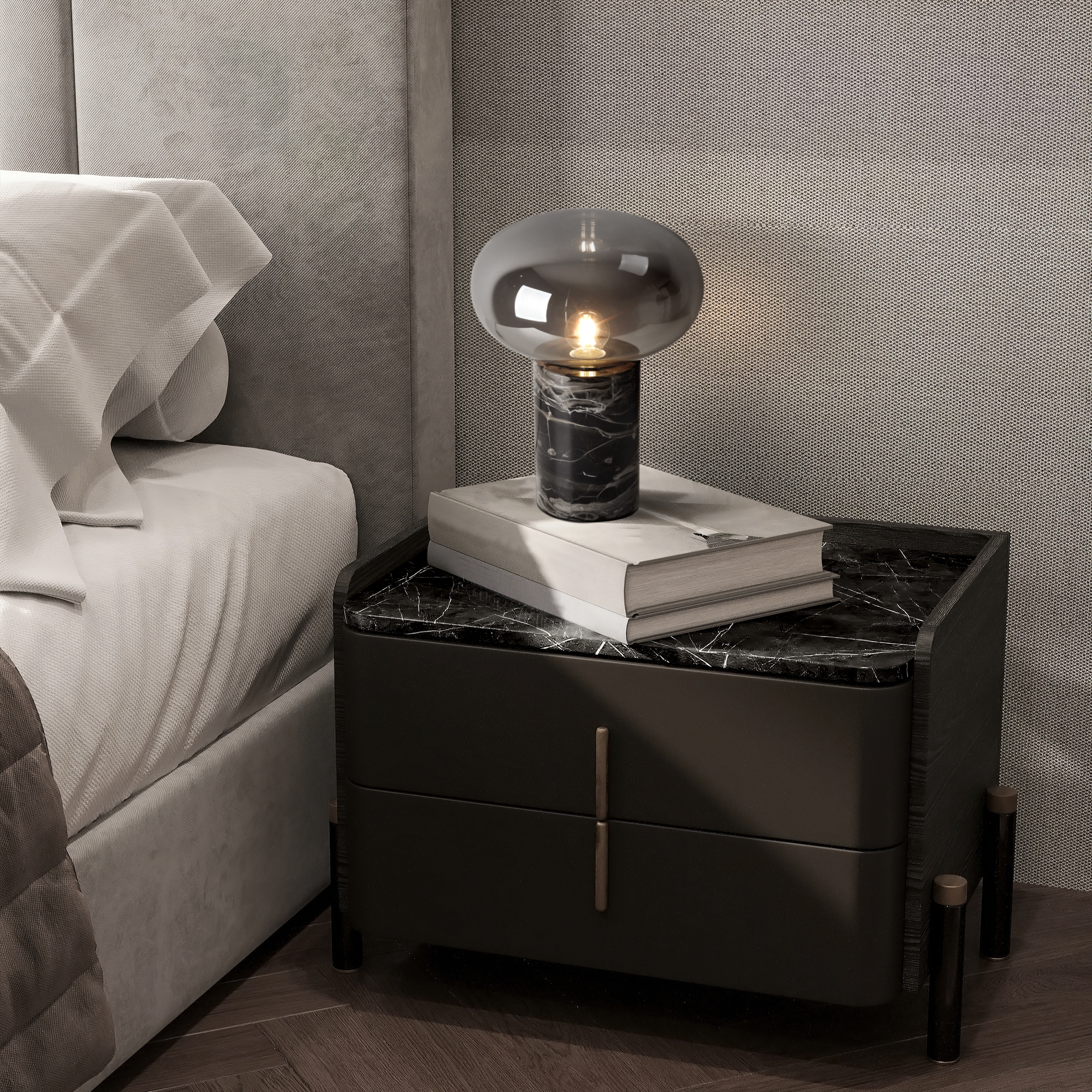 Дополнительная картинка Настольный светильник Freya FR5550TL-01MR
