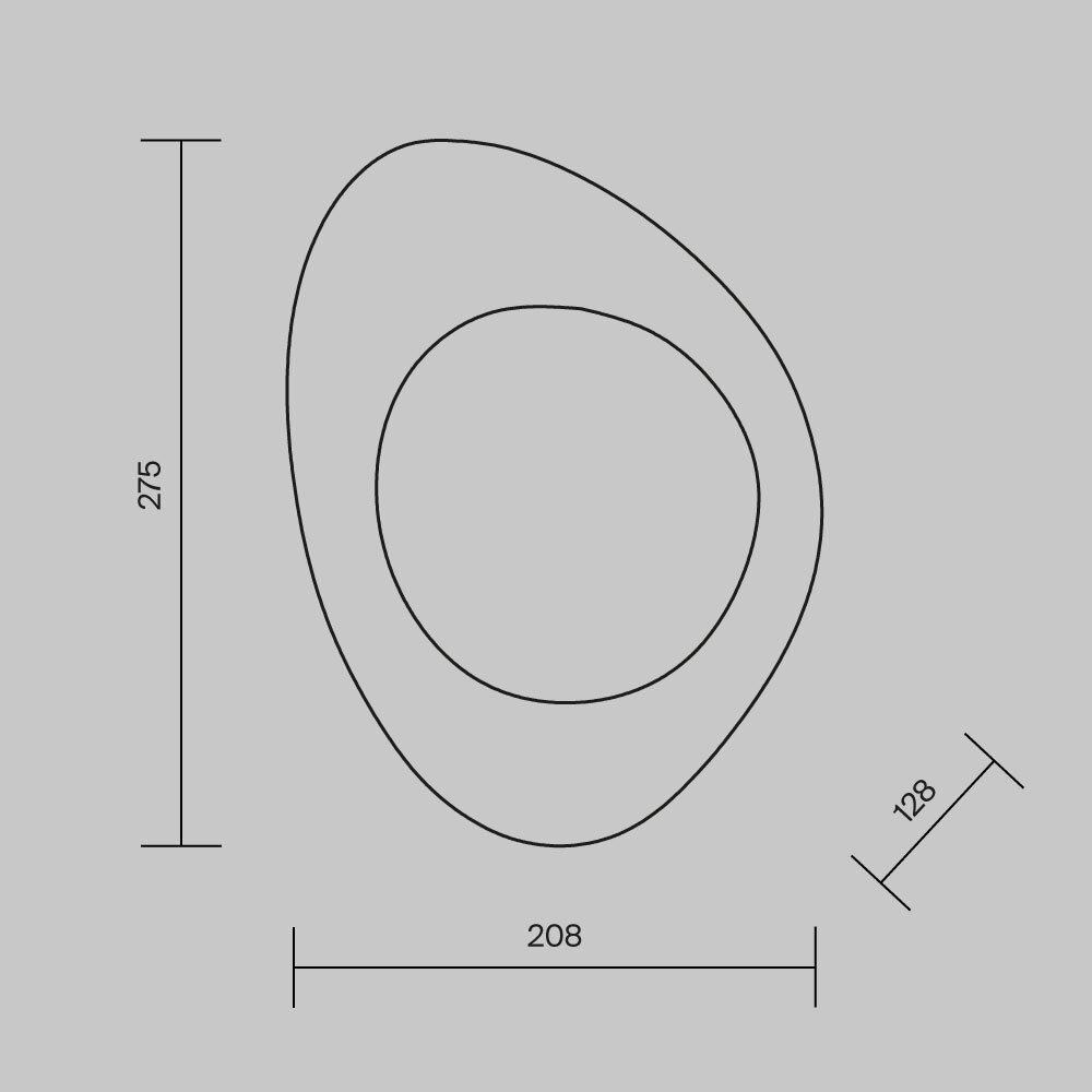 Дополнительная картинка Настенный светильник (бра) Maytoni MOD306WL-01G