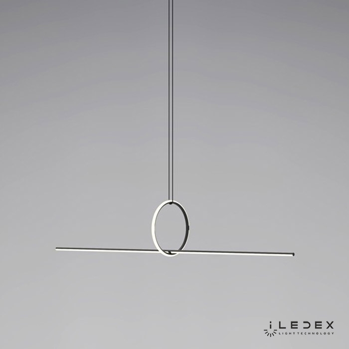 подвесной светильник iledex zoom 10339p/a2-35w-3000k black&white iledex 10339p/a2-35w-3000k bk-wh, доставка по Казахстану 