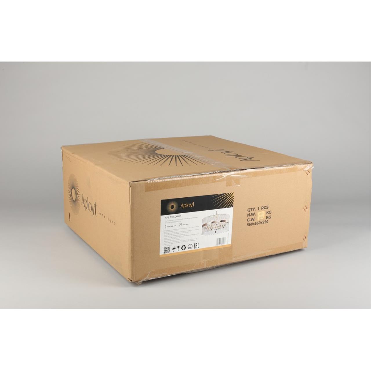 Картинка Подвесная люстра Aployt Toinet APL.734.06.06