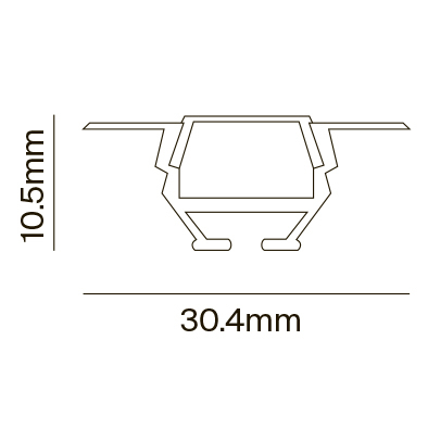 Комплектующие к светодиодной ленте Technical ALM010S-2M — фото 6