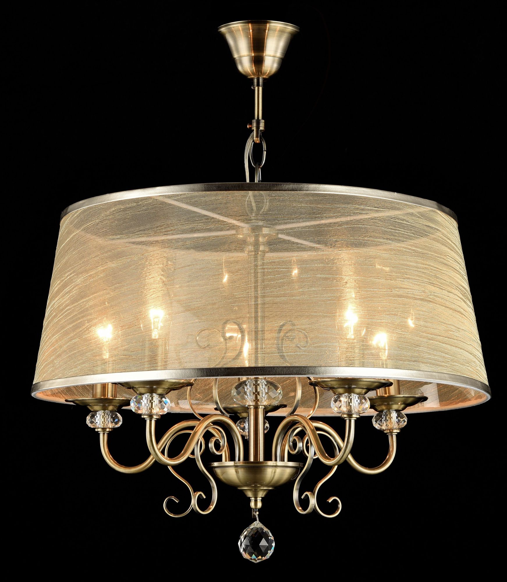 Дополнительная картинка Подвесная люстра Freya Driana FR2405-PL-05C-BZ